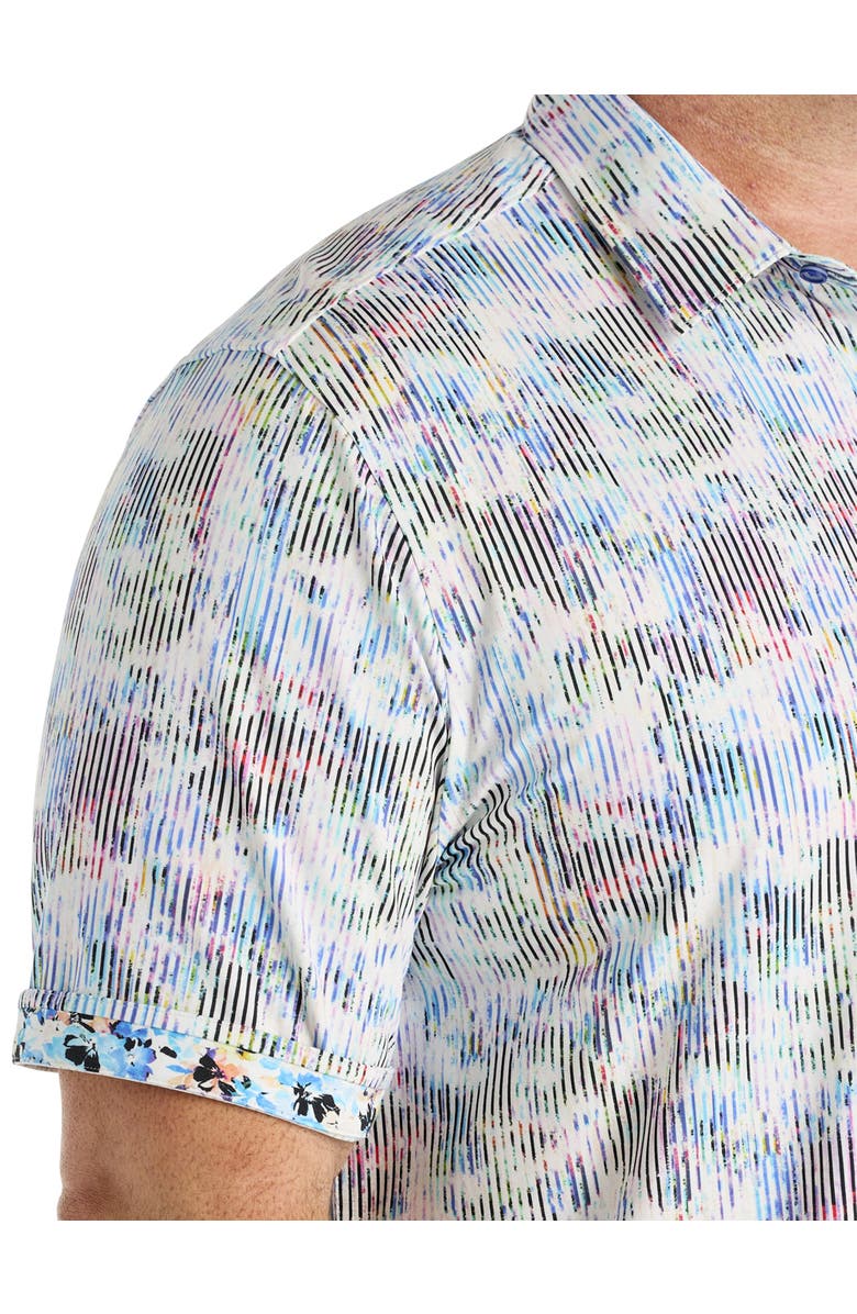 Robert Graham Big & Tall Delray Sport Shirt, Alternate, color, Multi