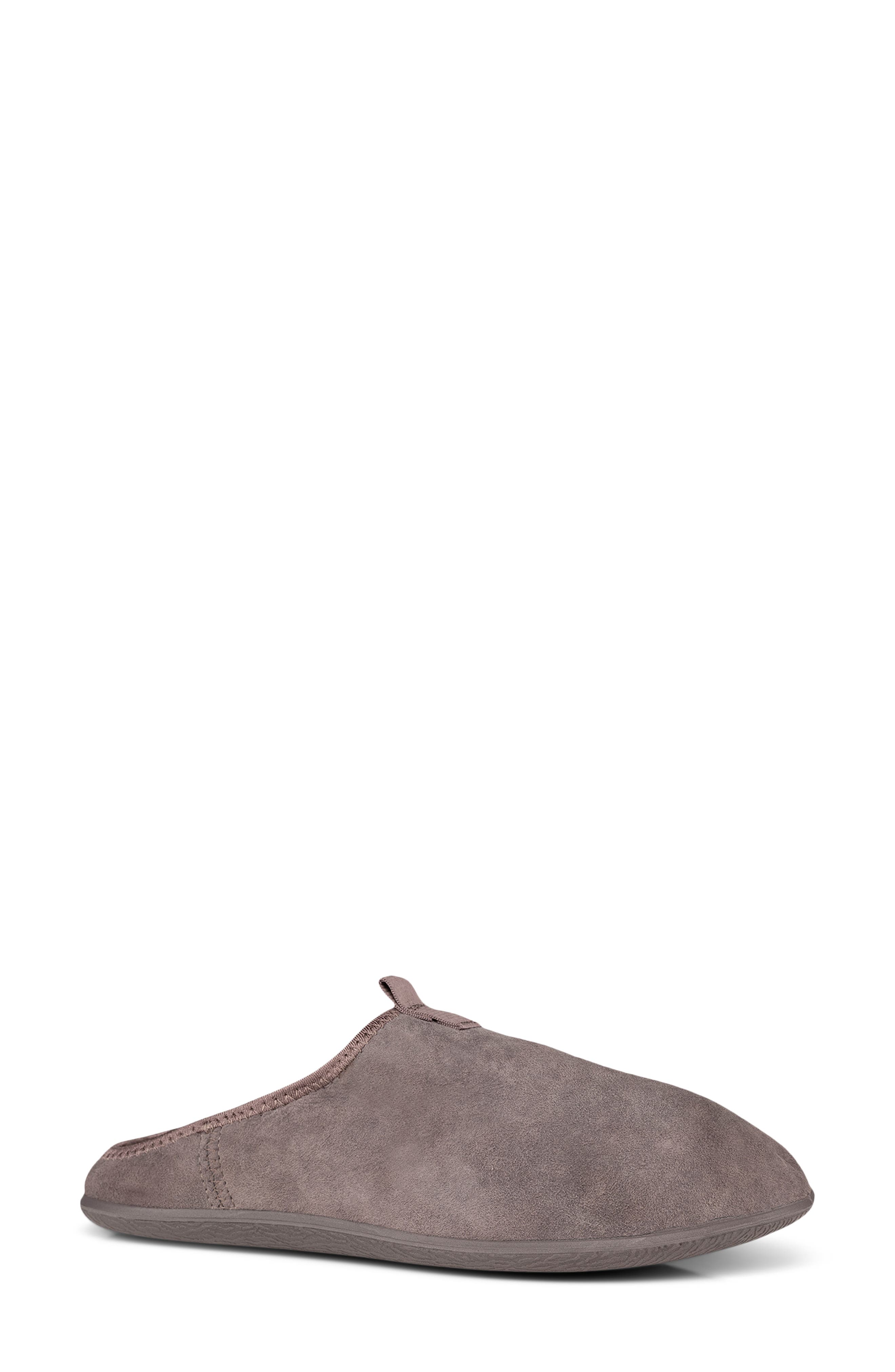 Easy House Shoe Geniune Shearling Lined Slipper, Main, color, GRAVITY LEATHER