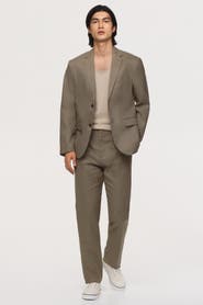 H&M Slim-fit linen suit pants