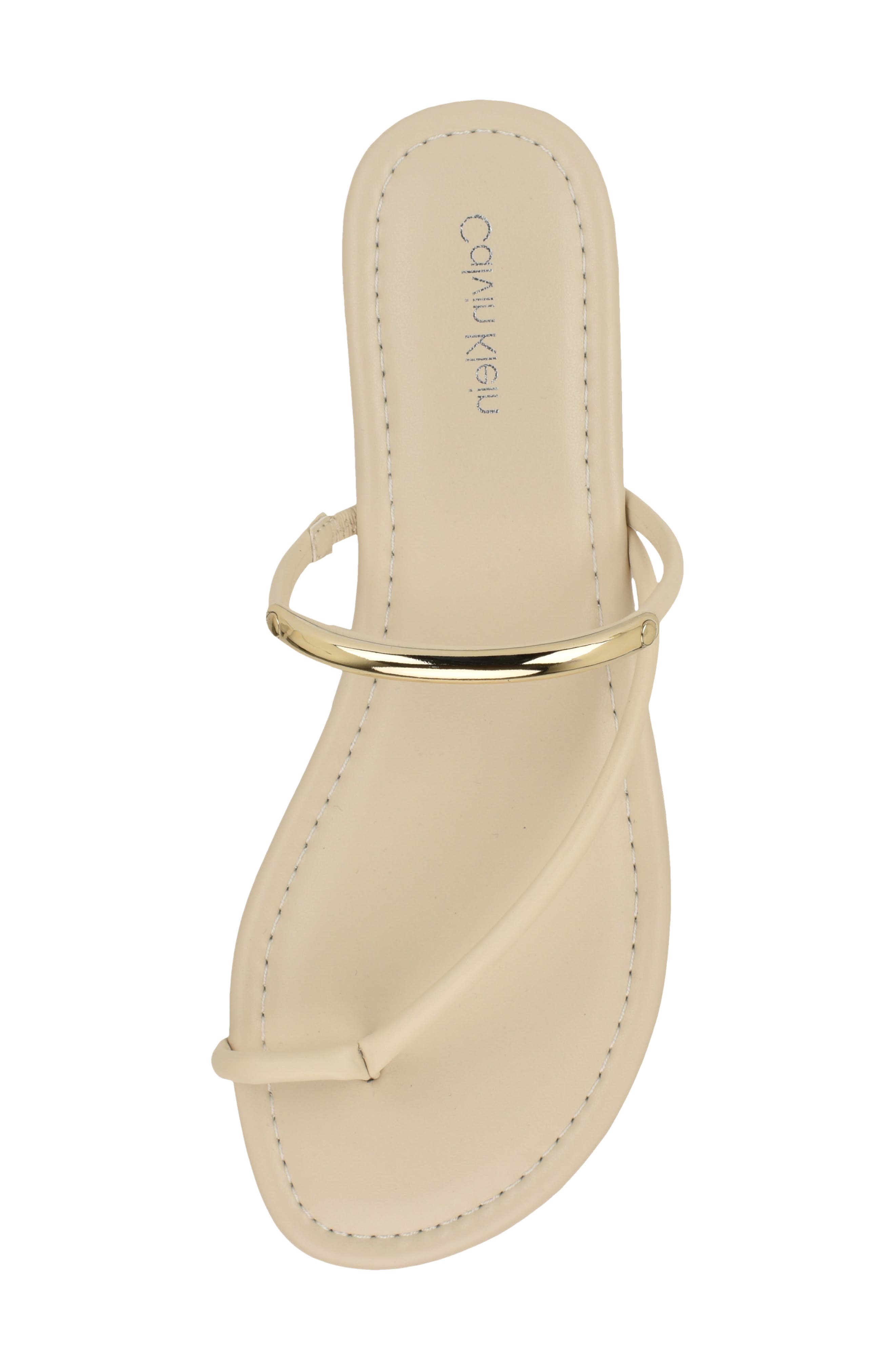Bienna Toe Loop Sandal, Alternate, color, IVORY