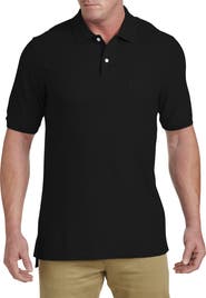 Harbor Bay by DXL Big & Tall Pocket Piqué Polo Shirt