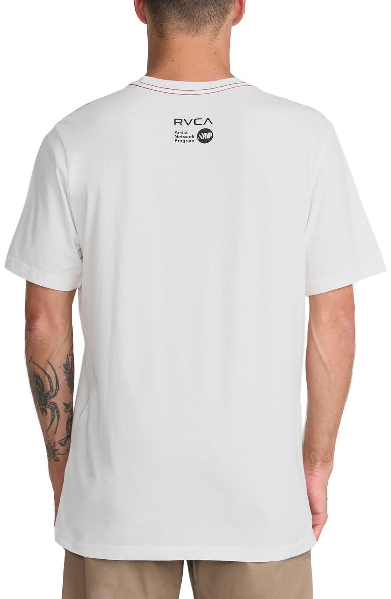 RVCA Evolution Graphic T-Shirt, Alternate, color, Antique White
