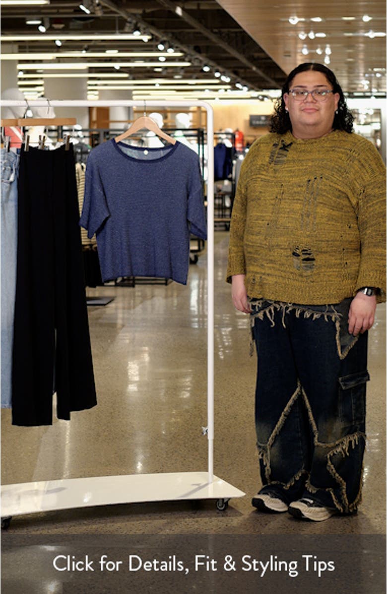 Jill Waffle Knit T-Shirt, sales video thumbnail