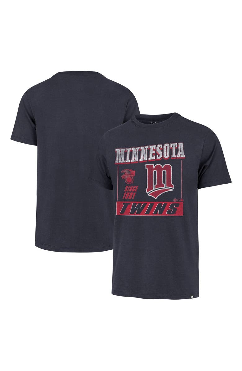 '47 Men's '47 Navy Minnesota Twins Outlast Franklin T-Shirt, Alternate, color,
