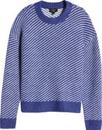 VICI Collection Mallory Stripe Crewneck Sweater