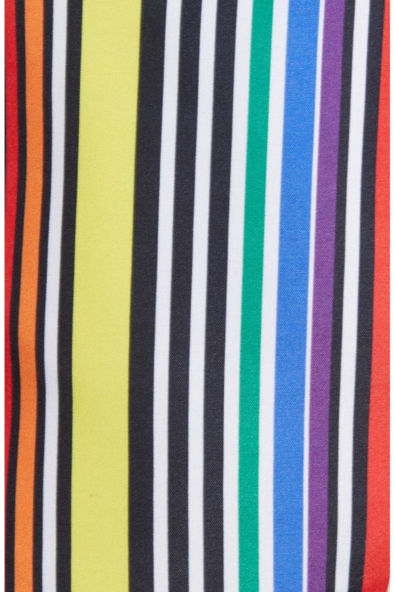 Pride Stripe Swim Trunks, Alternate, color, YELLOW MULTI
