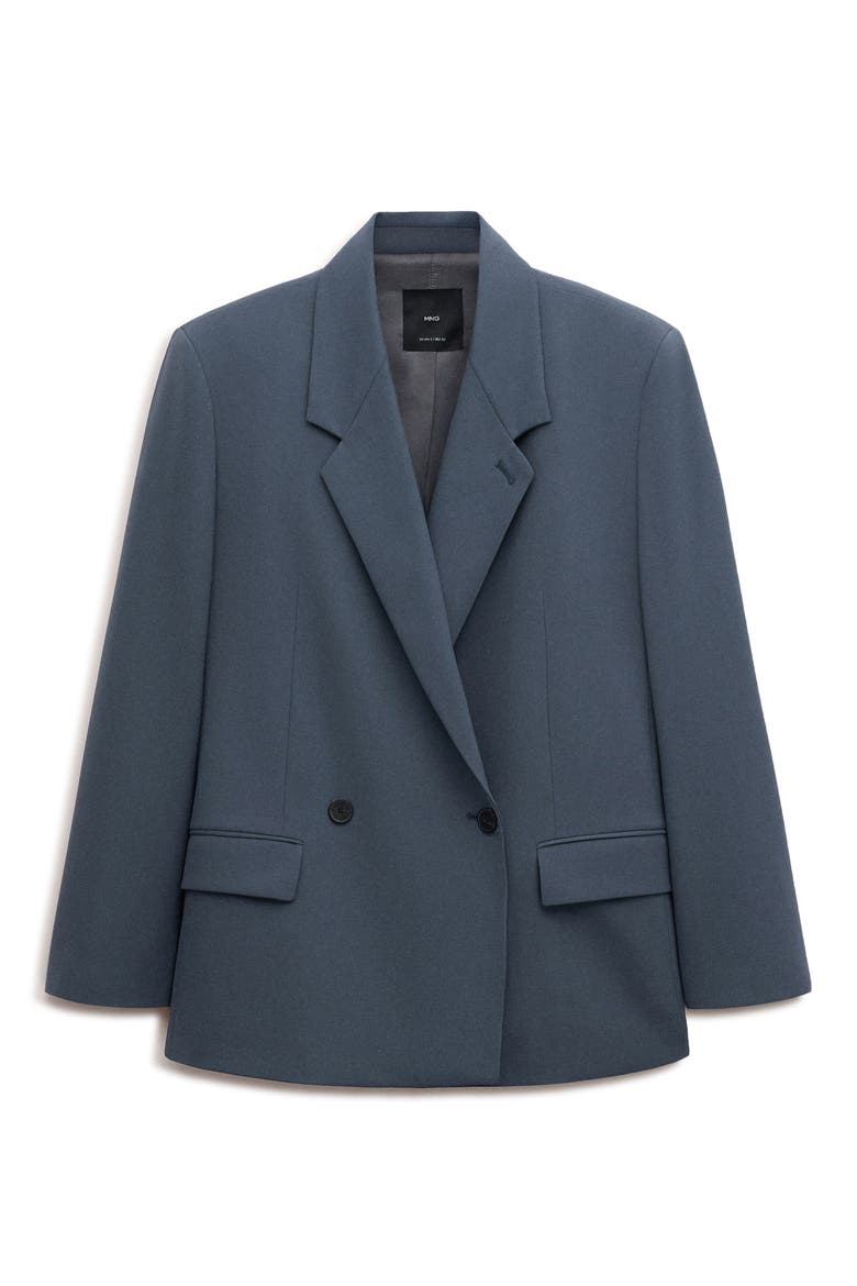 Double Breasted Suit Jacket, Alternate, color, BLUE