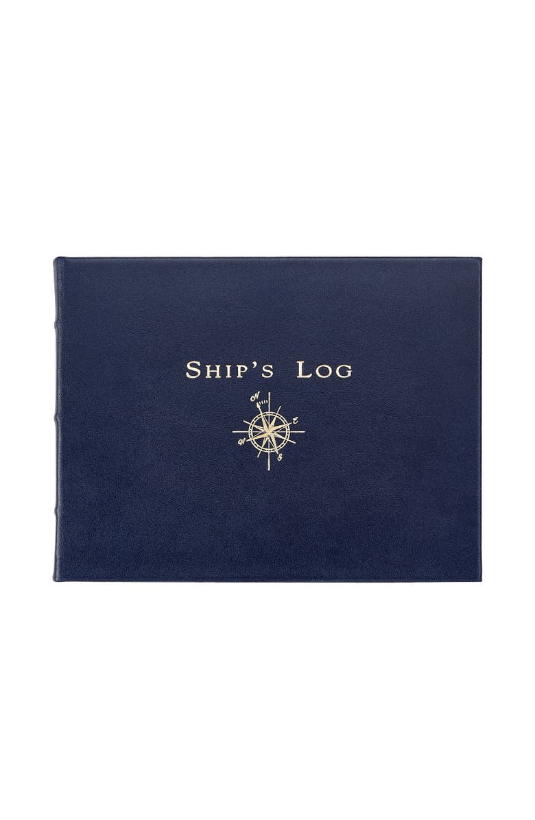 Graphic Image Ship's Log, Main, color, Blue