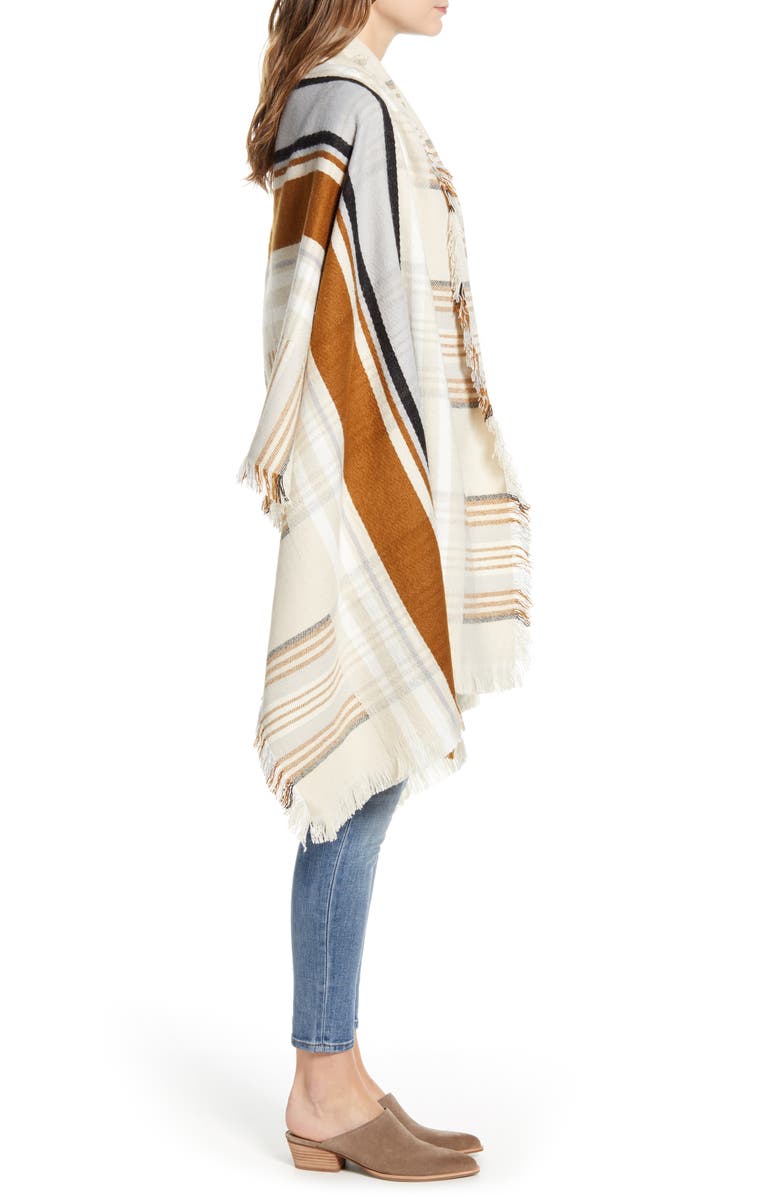 Treasure & Bond Stripe Blanket Wrap, Alternate, color, 