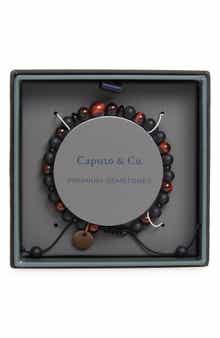 Caputo & Co. Men's Guardian Semiprecious Stone Bracelet