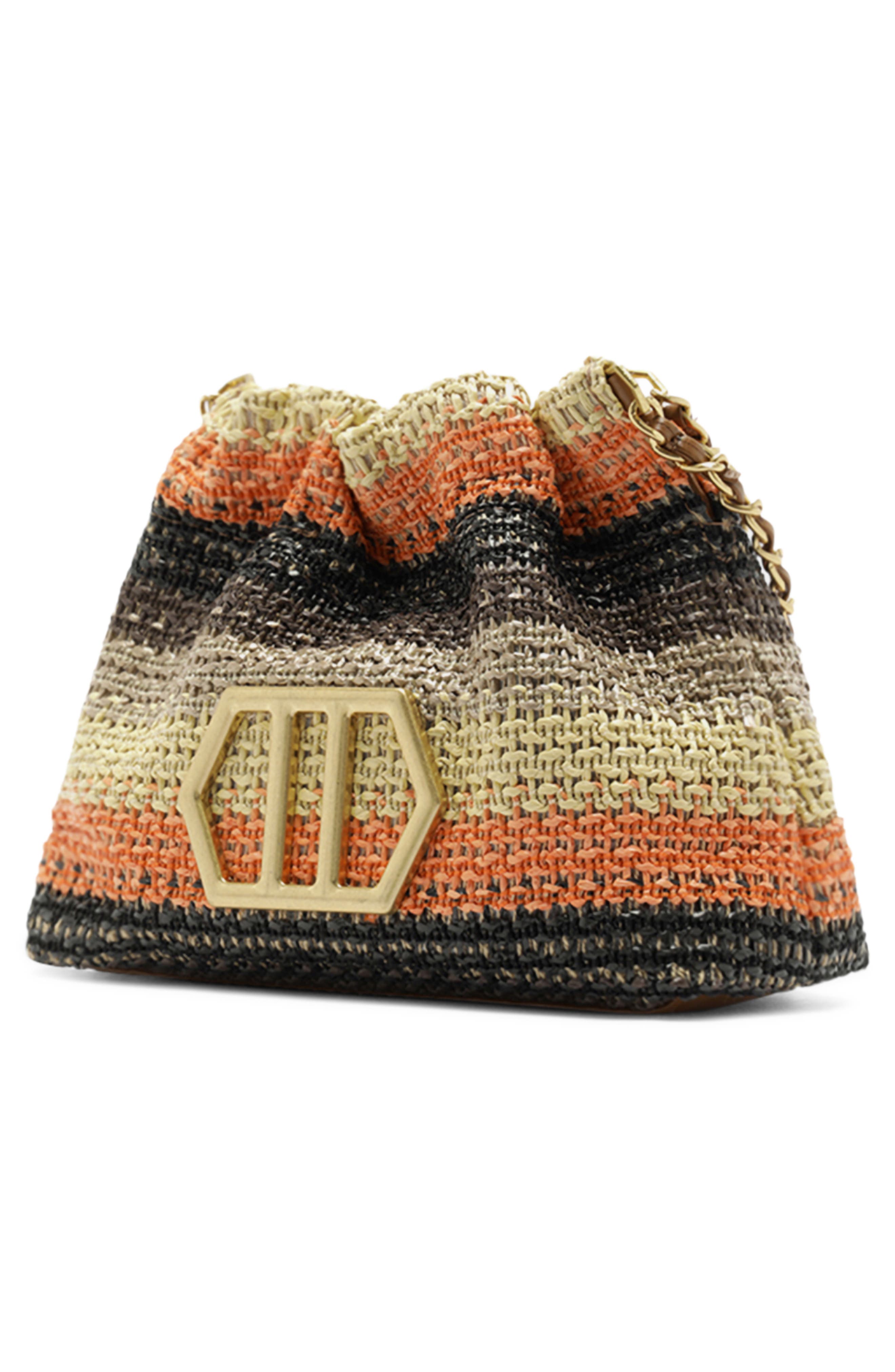 Arezzo Small Jackie Crossbody Bag, Alternate, color, Multinatural/ Sol Natural