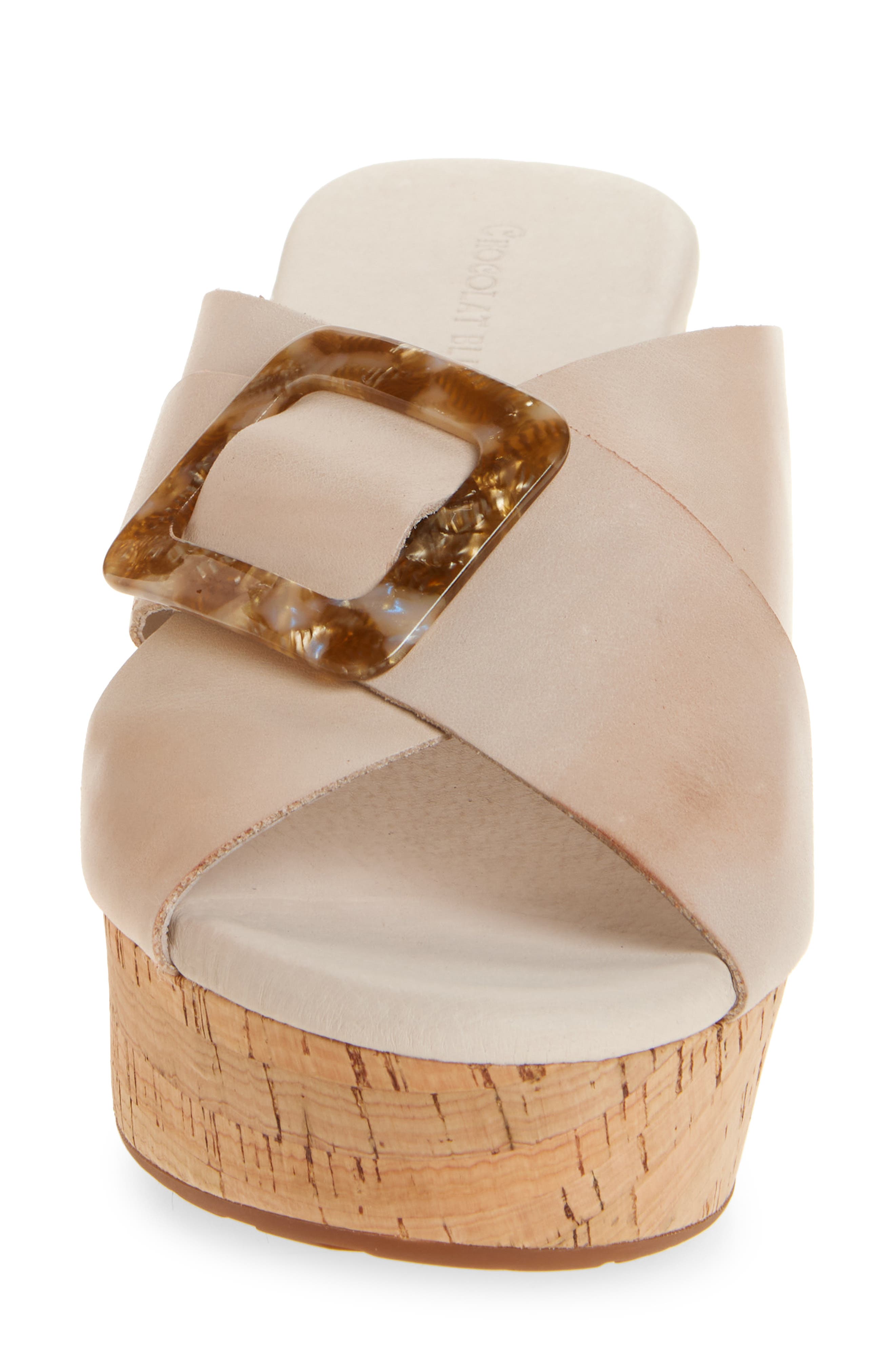 Chocolat Blu Grita Platform Sandal, Alternate, color, White Sand Leather