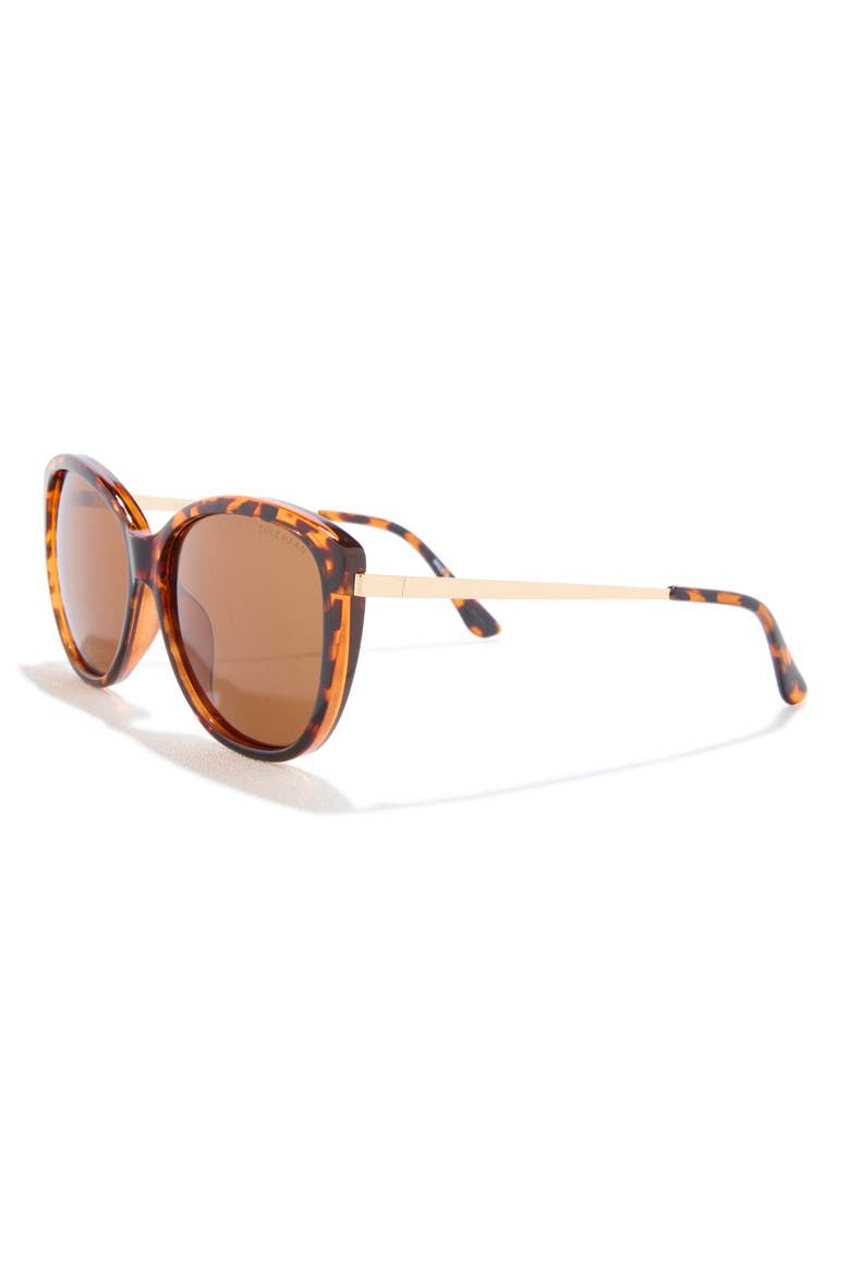 58mm Round Sunglasses, Alternate, color, TORTOISE