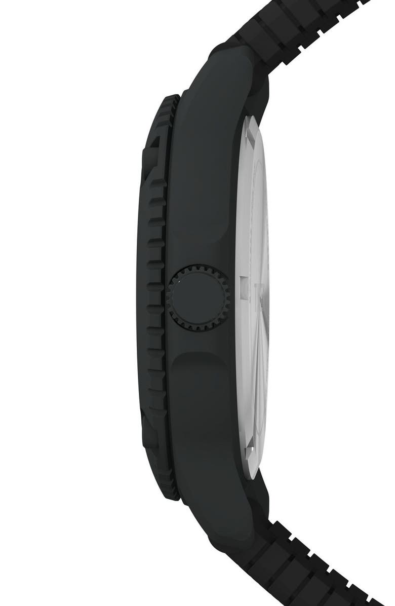 Timex<sup>®</sup> Expedition Timberline Silicone Strap Watch, 42mm, Alternate, color, Black