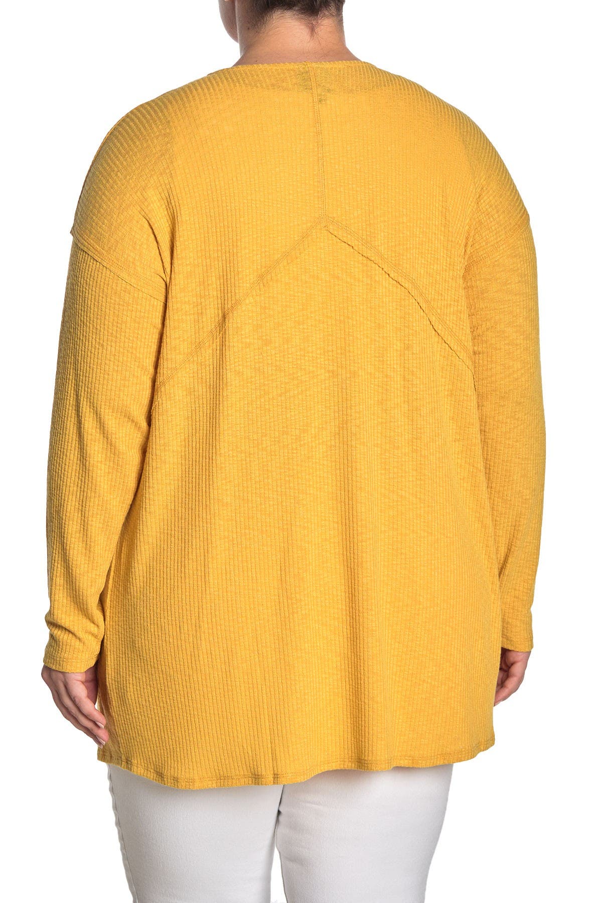 Bobeau Rib Knit Waterfall Cardigan (Women) | Nordstromrack