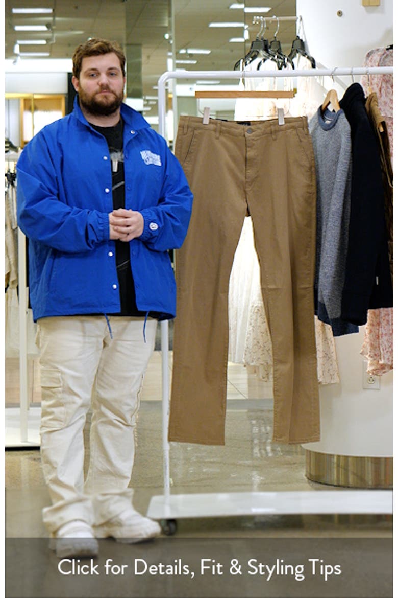 Charisma Relaxed Fit Straight Leg Flat Front Chinos video