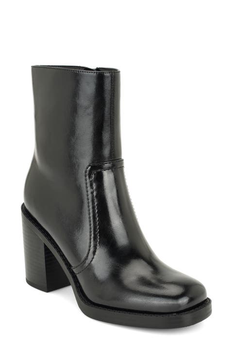 Boston Faux Leather Bootie