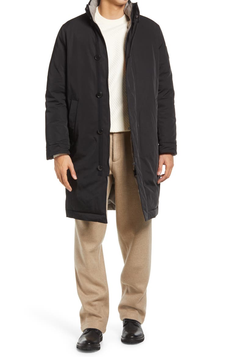 Earlish Reversible Padded Jacket, Main, color, BLACK