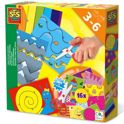 SES Creative I Learn To Use Scissors Skill Building Kit, Ages 3+ in Multicolored  product