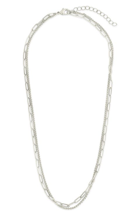 Emery Textured Chain Necklace