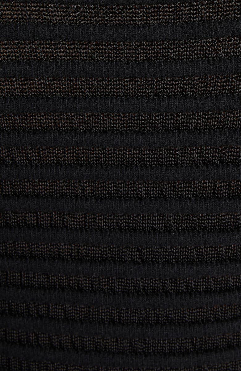 Valentino Garavani Rib Turtleneck Sweater, Alternate, color, Nero