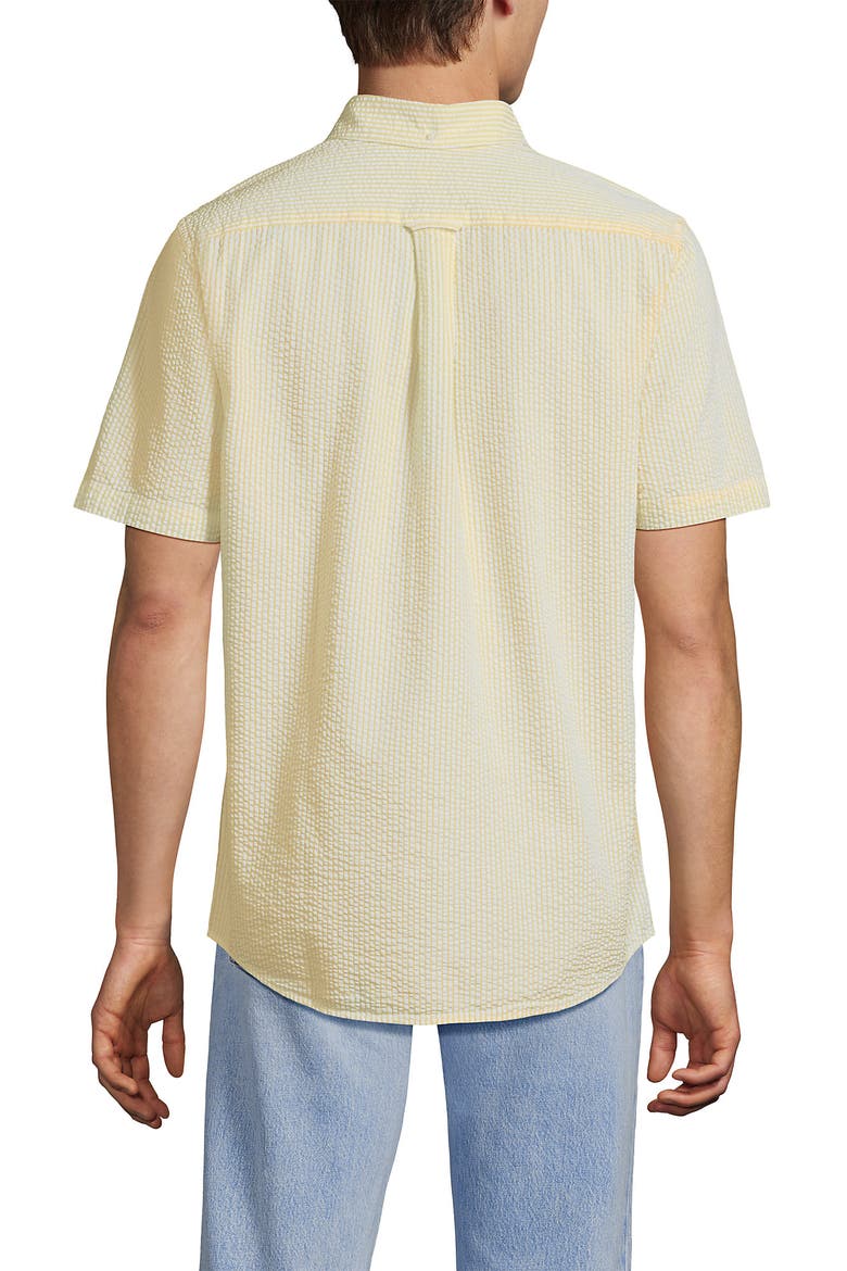 Short Sleeve Seersucker Shirt, Alternate, color, Sweet Butter Stripes