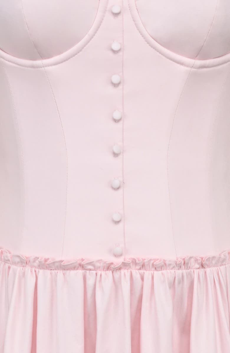 HOUSE OF CB Kaia Cap Sleeve Fit & Flare Midi Dress, Alternate, color, Pink