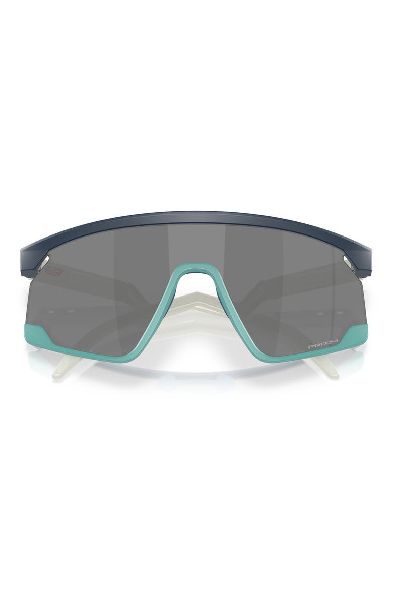 BXTR 39mm Prizm™ Wrap Shield Sunglasses, Alternate, color, MATTE ABYSS/PRIZM BLACK