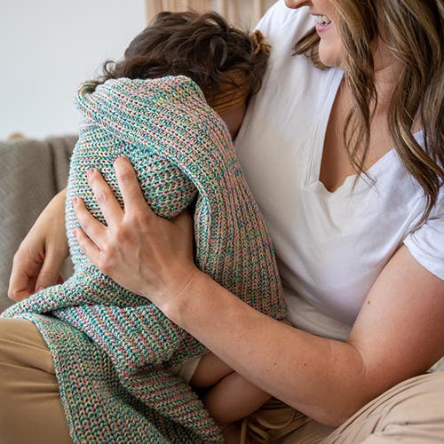 Pink Lemonade Unicorn Baby Blanket And Bonnet Set In Green