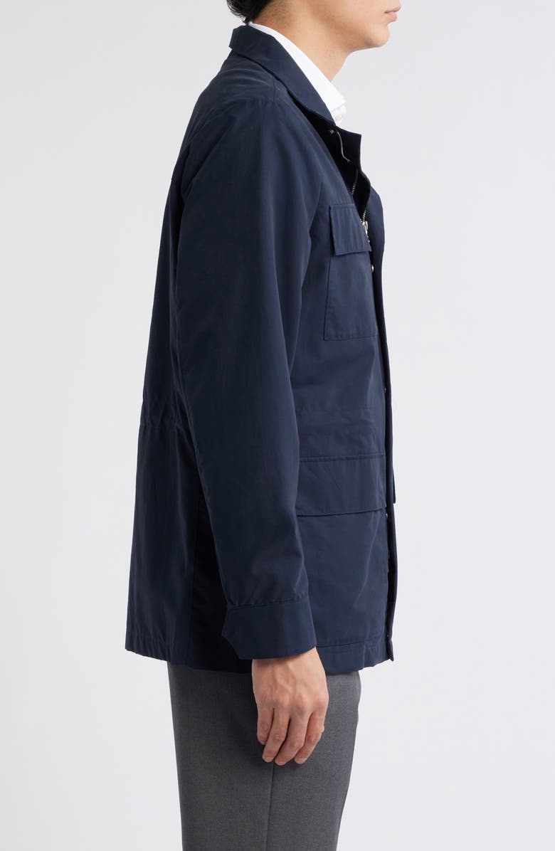 Jack Victor Jonte Field Water Repellent Raincoat, Alternate, color, Navy