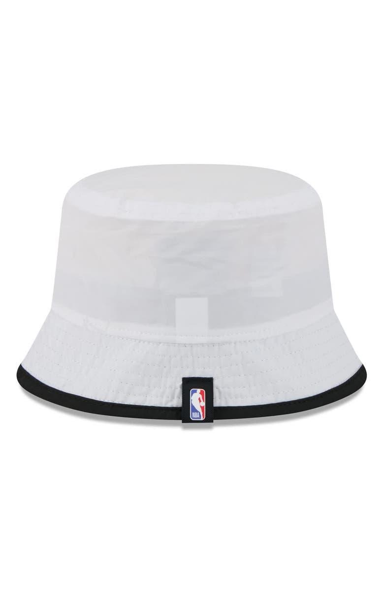 New Era Men's New Era White/Black San Antonio Spurs 2025 NBA Draft Nylon Bucket Hat, Alternate, color, White