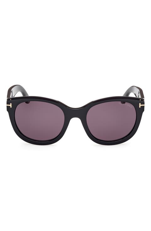 Tamara 54mm Round Sunglasses