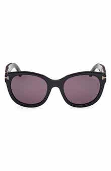 TOM FORD Tamara 54mm Round Sunglasses
