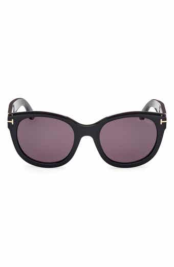 TOM FORD Tamara 54mm Round Sunglasses