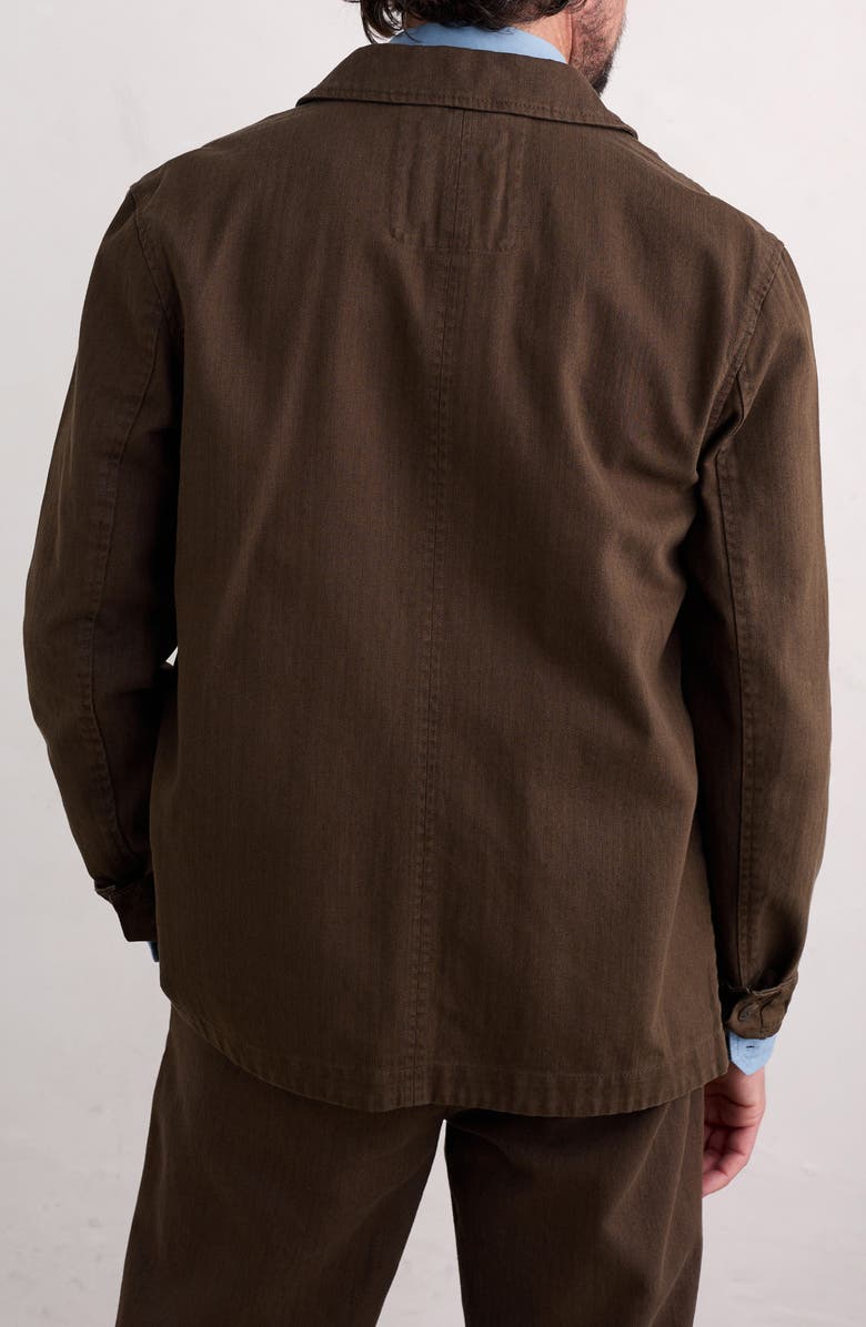 Seasalt Cornwall Tollgate Linen & Organic Cotton Blazer, Alternate, color, Pepper