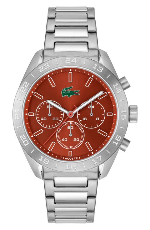 Boston Chronograph Bracelet Watch, 42mm