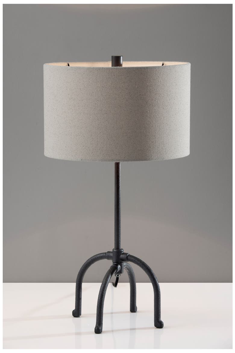 Silos Table Lamp, Alternate, color, BLACK