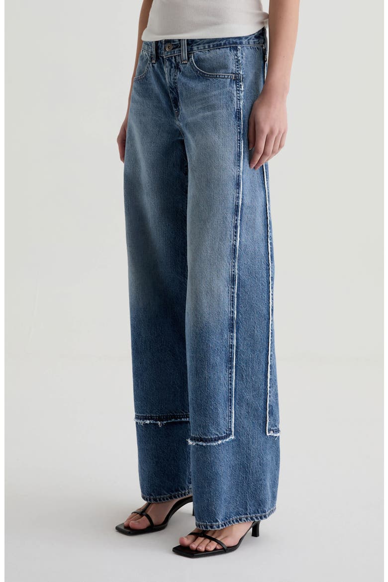 Adria Low Rise Baggy Wide Leg Jeans, Alternate, color, SOCIALITE