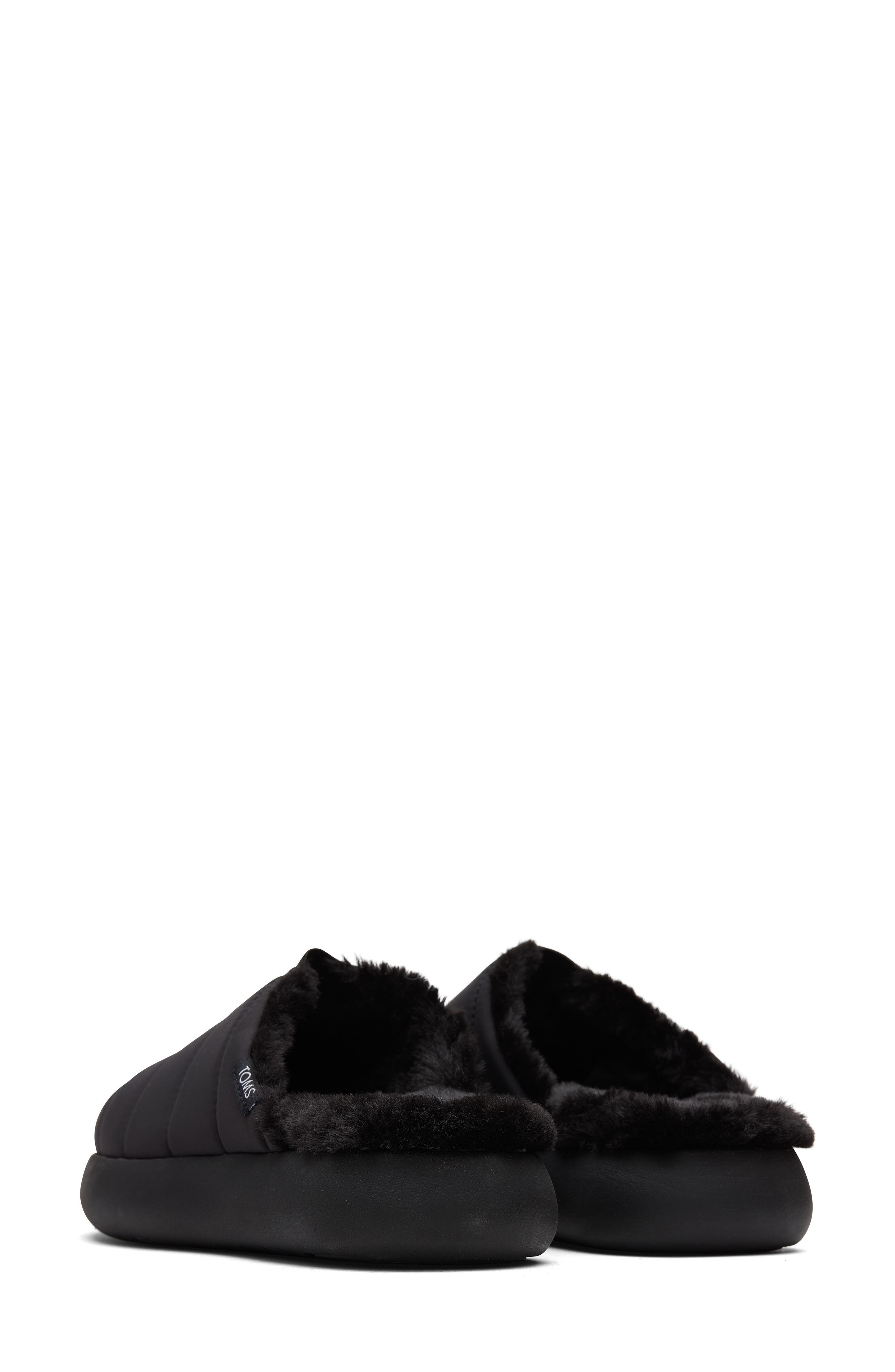 TOMS Mallow Faux Fur Mule, Alternate, color, 