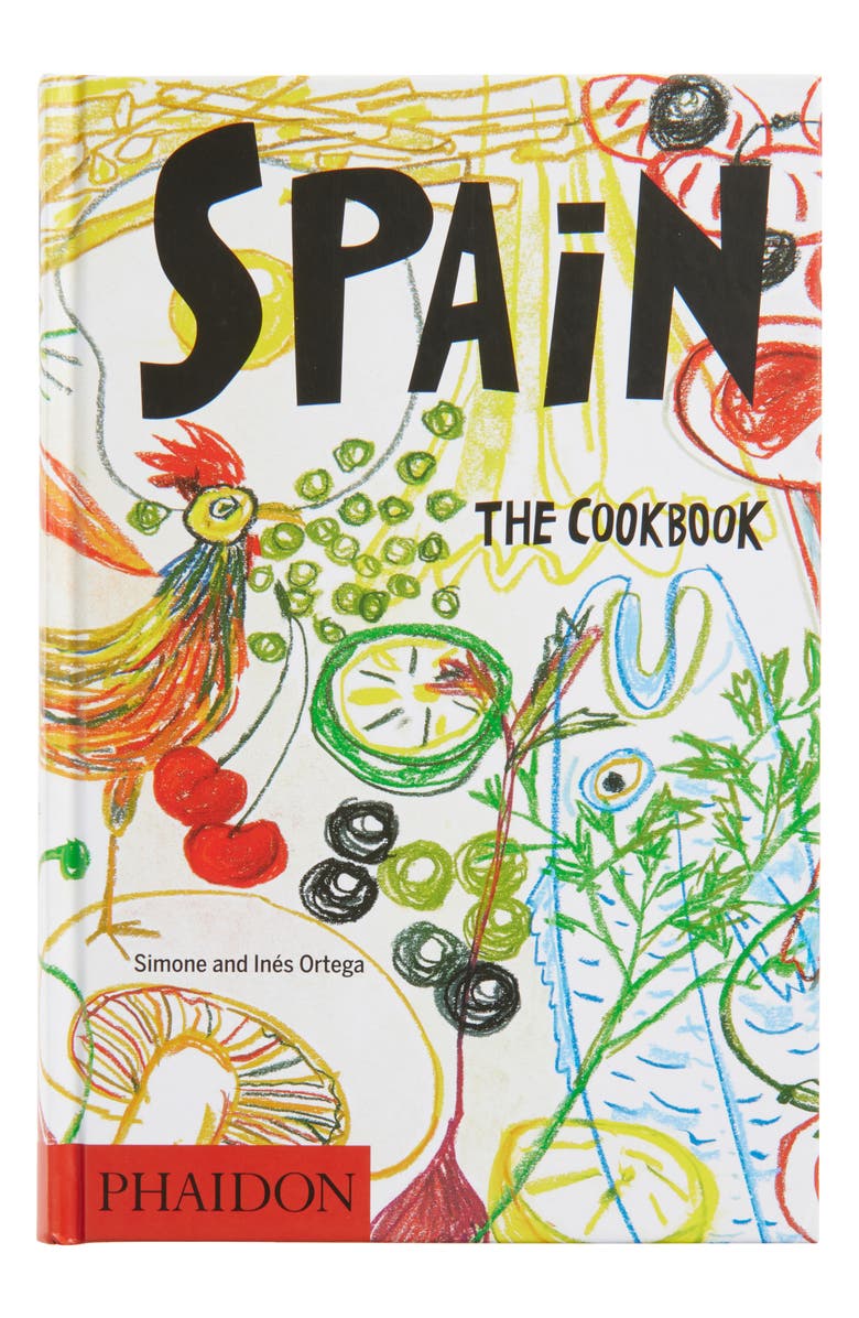 Phaidon Press 'Spain: The Cookbook' Cookbook, Main, color, White Multi