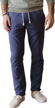 Marine Layer Saturday Slim Straight Leg Stretch Cotton Beach Pants
