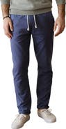 Marine Layer Saturday Slim Straight Leg Stretch Cotton Beach Pants