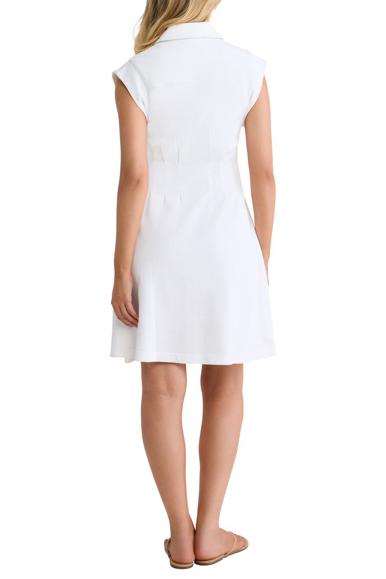 Rory French Terry Dress, Alternate, color, PAPER WHITE