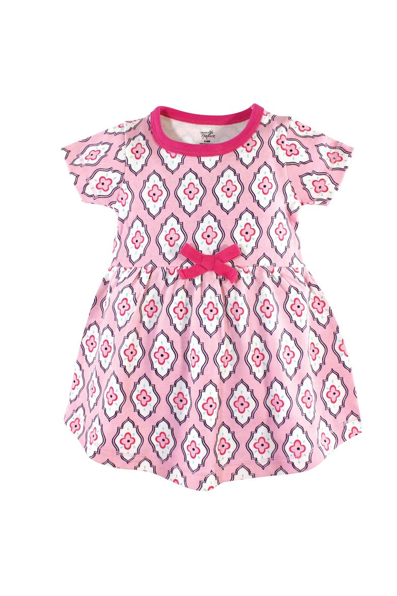 Organic Cotton Dress and Cardigan, Alternate, color, Trellis