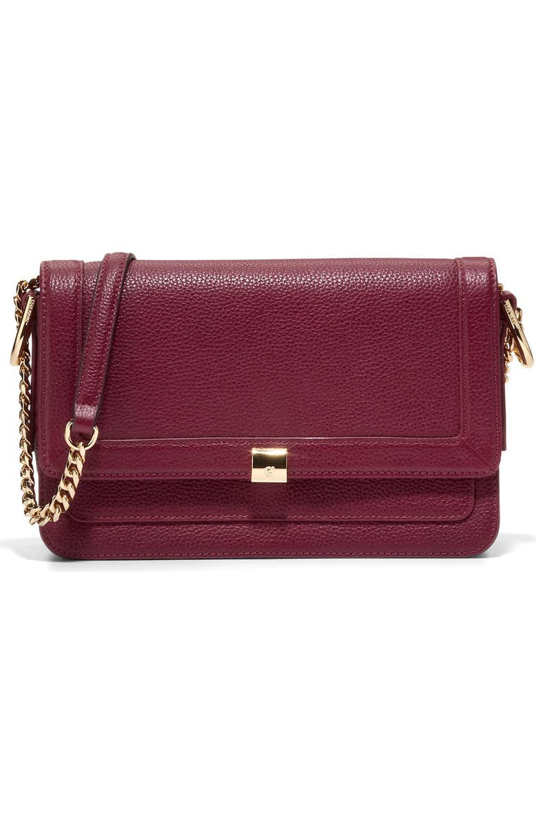 Cole Haan Daniella Leather Chain Shoulder Bag, Main, color,