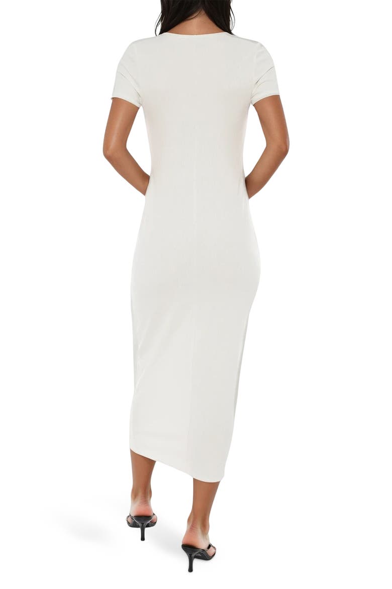 Square Neck Midi Dress, Alternate, color, IVORY
