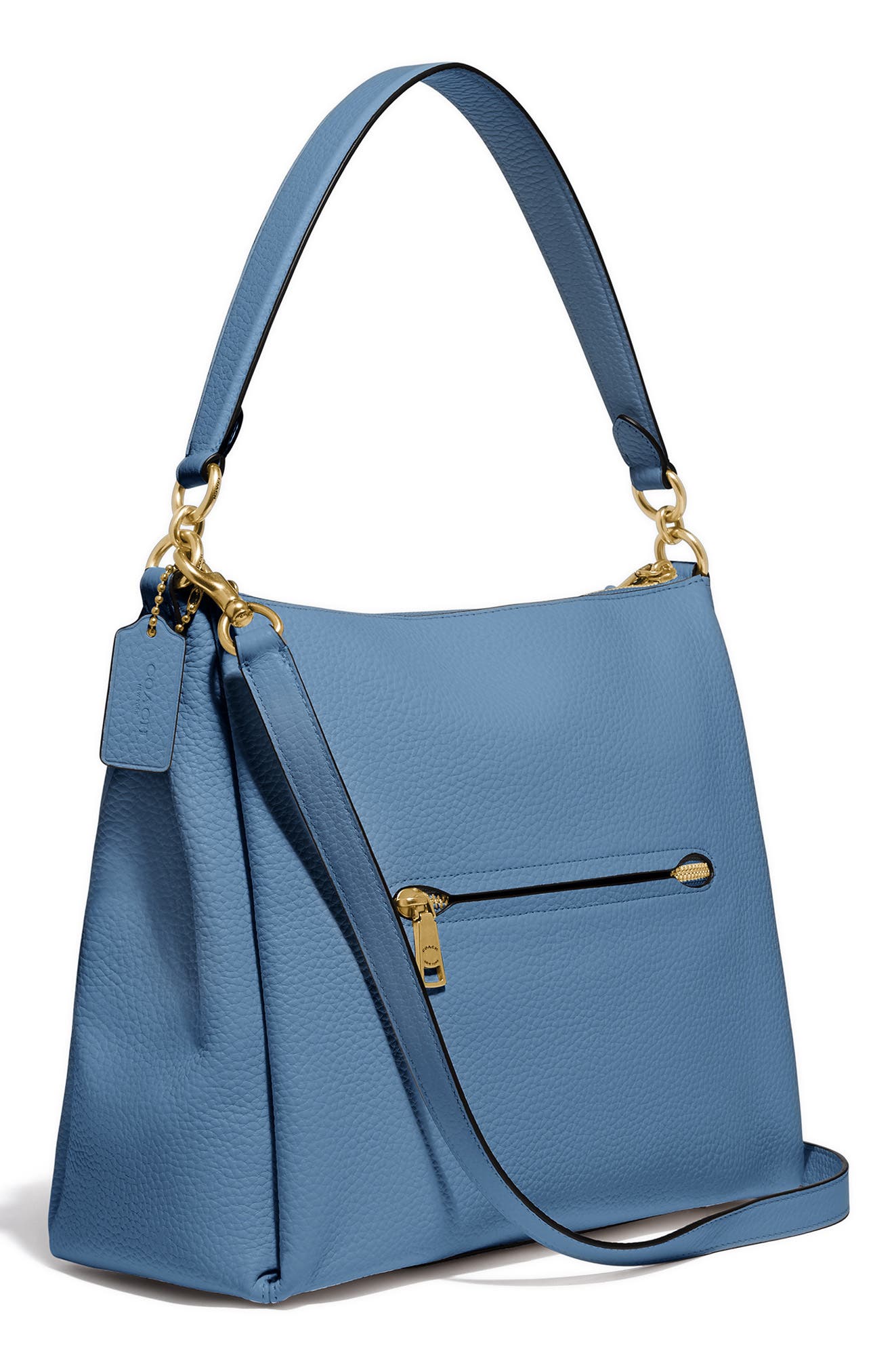 Shay Shoulder Bag, Alternate, color, BRASS/ LAKE