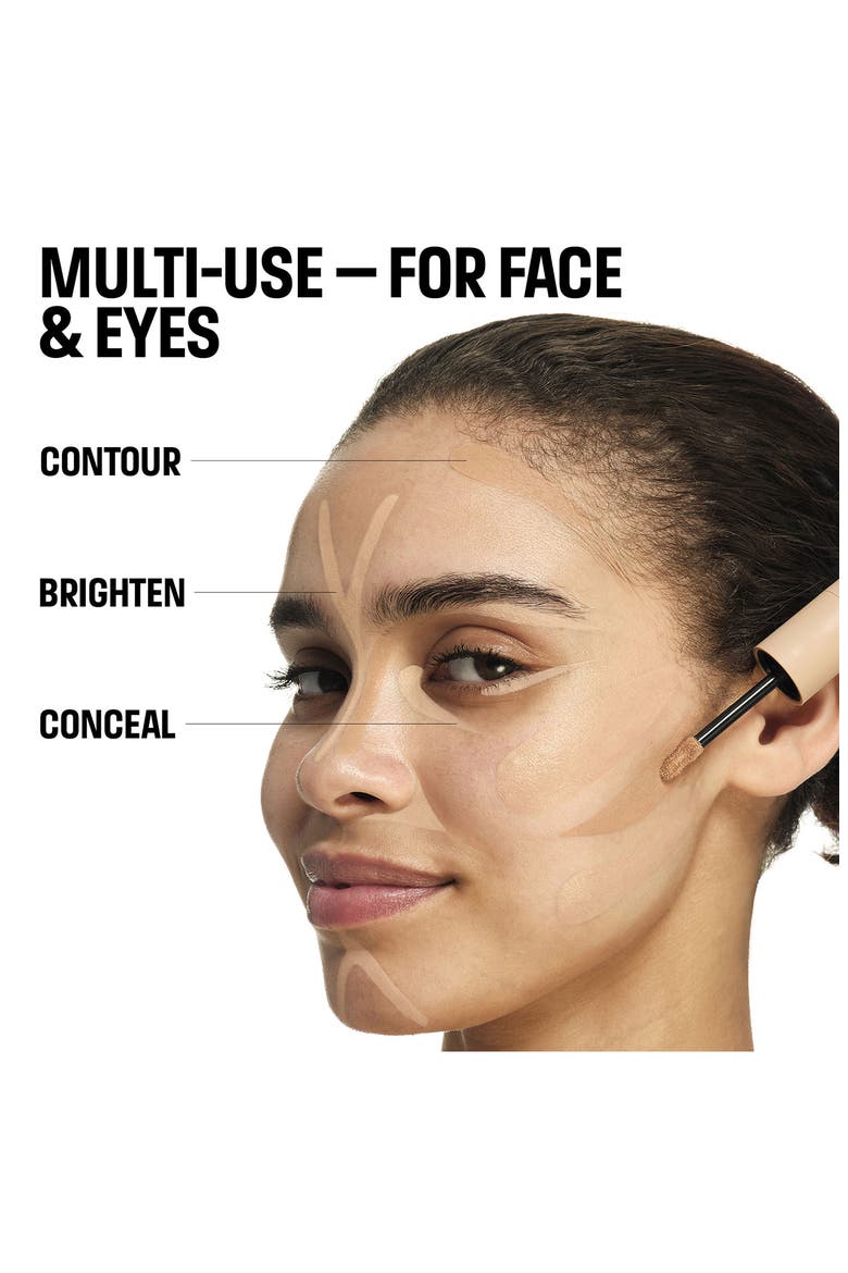 HD Skin Full Cover Multi-Use Waterproof Concealer with Niacinamide, Alternate, color, 2N34