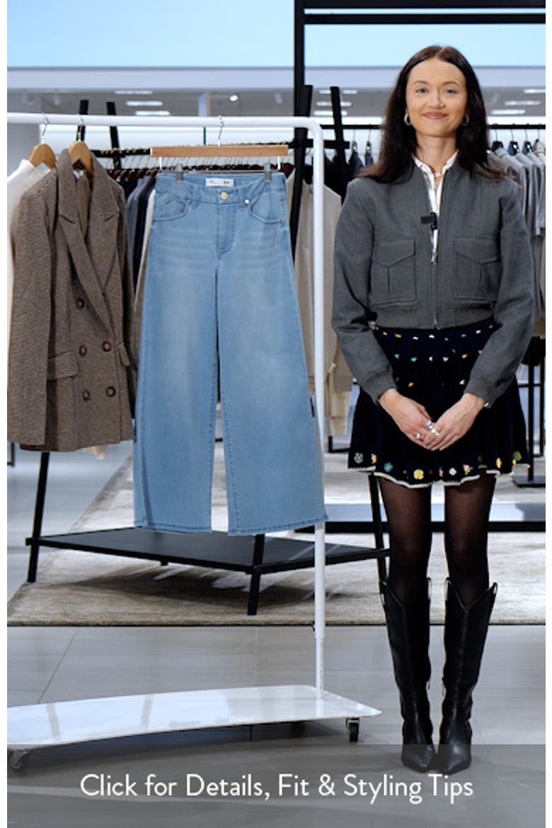 Better Butter High Waist Crop Wide Leg Jeans video