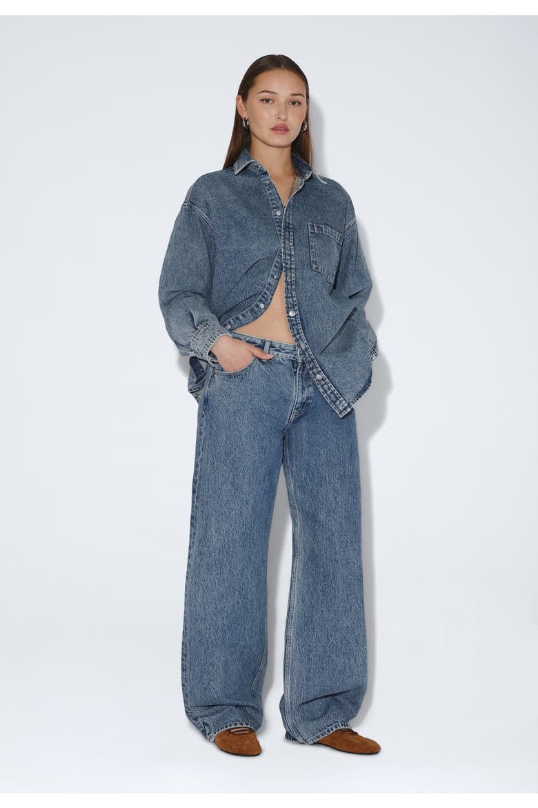 Hill Low Relaxed Jeans, Alternate, color, Drift Sky Retro